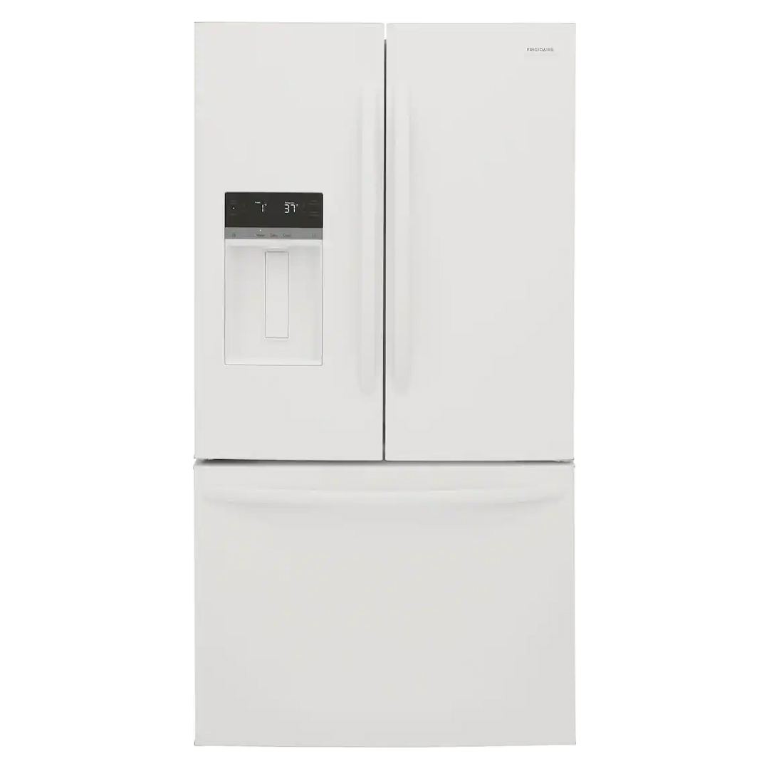 1 Frigidaire - 27.8 Cu. Ft. French Door Refrigerator - White - Image 1