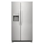 Frigidaire - 22.3 Cu. Ft. Side-by-Side Counter-Depth Refrigerator - Stainless Steel