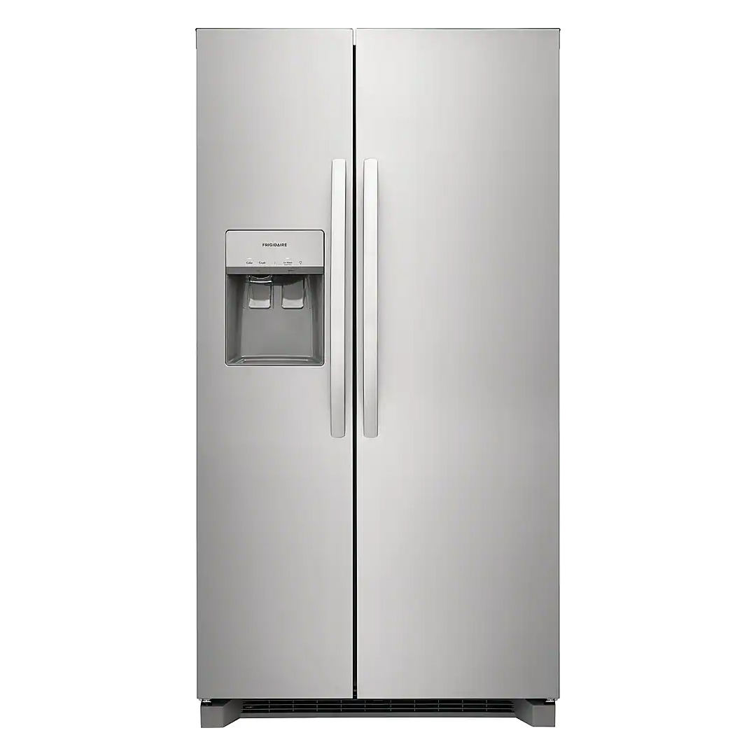 1 Frigidaire - 22.3 Cu. Ft. Side-by-Side Counter-Depth Refrigerator - Stainless Steel - Image 1