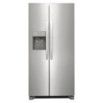 Frigidaire - 22.3 Cu. Ft. Side-by-Side Refrigerator - Stainless Steel