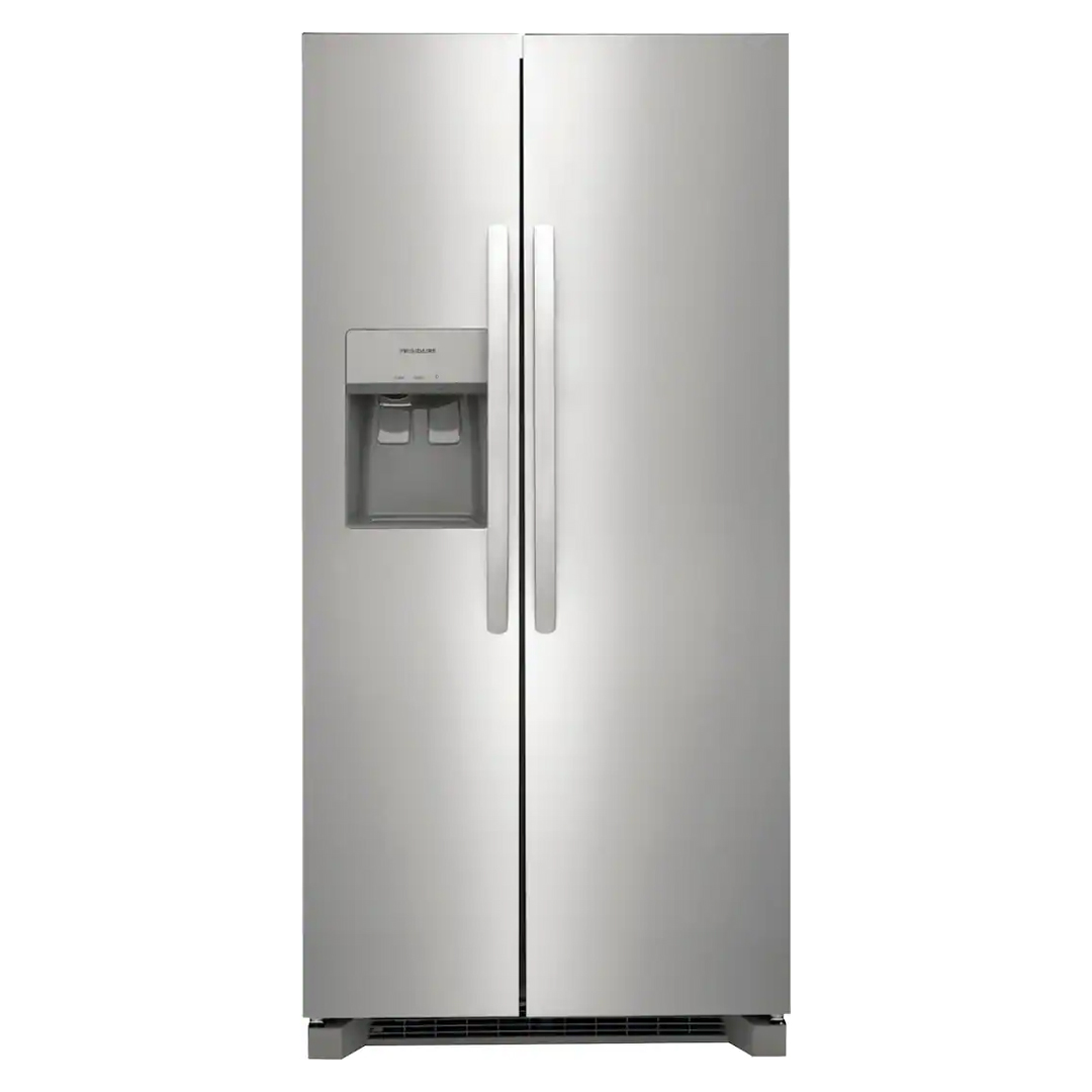 1 Frigidaire - 22.3 Cu. Ft. Side-by-Side Refrigerator - Stainless Steel - Image 1