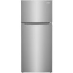 Frigidaire - 16.0 Cu. Ft. Garage Ready Top Freezer Refrigerator - Stainless Steel