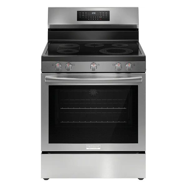 Frigidaire - Gallery 5.3 Cu. Ft. Freestanding Electric Total Convection Range with No Preheat and Air Fry - Stainless Steel
