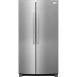 Frigidaire - 26.0 Cu. Ft. Standard Depth Side by Side Refrigerator with Door Edge Water Dispenser - Stainless Steel