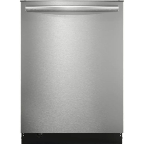 Frigidaire - Gallery 24" Top Control Built-In Tub Dishwasher with Third Rack, CleanBoost Technology, and 47 dBA - Stainless Steel