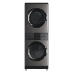 Electrolux - Laundry Tower Single Unit Front Load 4.5 Cu. Ft. Washer & 8 Cu. Ft. Electric Dryer - Titanium