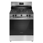 Frigidaire - 5.1 Cu. Ft Freestanding Gas Range with Quick Boil Burner - Stainless Steel