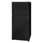 Frigidaire - 20.0 Cu. Ft. Garage Ready Top Freezer Refrigerator - Black - Image 2