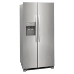 Frigidaire - 22.3 Cu. Ft. Side-by-Side Refrigerator - Stainless Steel - Image 2