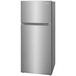 Frigidaire - 16.0 Cu. Ft. Garage Ready Top Freezer Refrigerator - Stainless Steel - Image 2