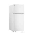 LG - 17.5 Cu. Ft. Garage Ready Top-Freezer Refrigerator with Reversible Doors - White - Image 2