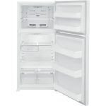 Frigidaire - 18.3 Cu. Ft. Garage Ready Top-Freezer Refrigerator - White - Image 3