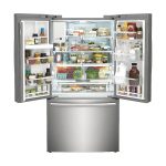 Frigidaire - Gallery 27.8 Cu. Ft. French Door Refrigerator with Adjustable Temp Drawer - Smudge Proof Stainless Steel - Image 3