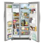 Frigidaire - 25.6 Cu. Ft. Side-by-Side Refrigerator - Stainless Steel - Image 3