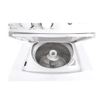 GE - 3.8 Cu. Ft. Top Load Washer and 5.9 Cu. Ft. Electric Dryer Laundry Center - White - Image 3