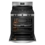 Frigidaire - 5.1 Cu. Ft Freestanding Gas Range with Quick Boil Burner - Stainless Steel - Image 3