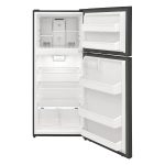 Frigidaire - 17.6 Cu. Ft. Top Freezer Refrigerator - Stainless Steel - Image 4