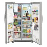 Frigidaire - 22.3 Cu. Ft. Side-by-Side Counter-Depth Refrigerator - Stainless Steel - Image 4