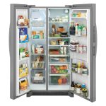 Frigidaire - 26.0 Cu. Ft. Standard Depth Side by Side Refrigerator with Door Edge Water Dispenser - Stainless Steel - Image 4