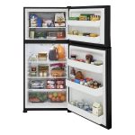 Frigidaire - 20.0 Cu. Ft. Garage Ready Top Freezer Refrigerator - Black - Image 4