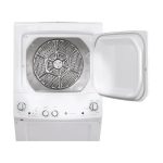 GE - 3.8 Cu. Ft. Top Load Washer and 5.9 Cu. Ft. Electric Dryer Laundry Center - White - Image 5